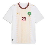 Dres Maroko Ayoub El Kaabi #20 Preč MS 2026 Krátky Rukáv